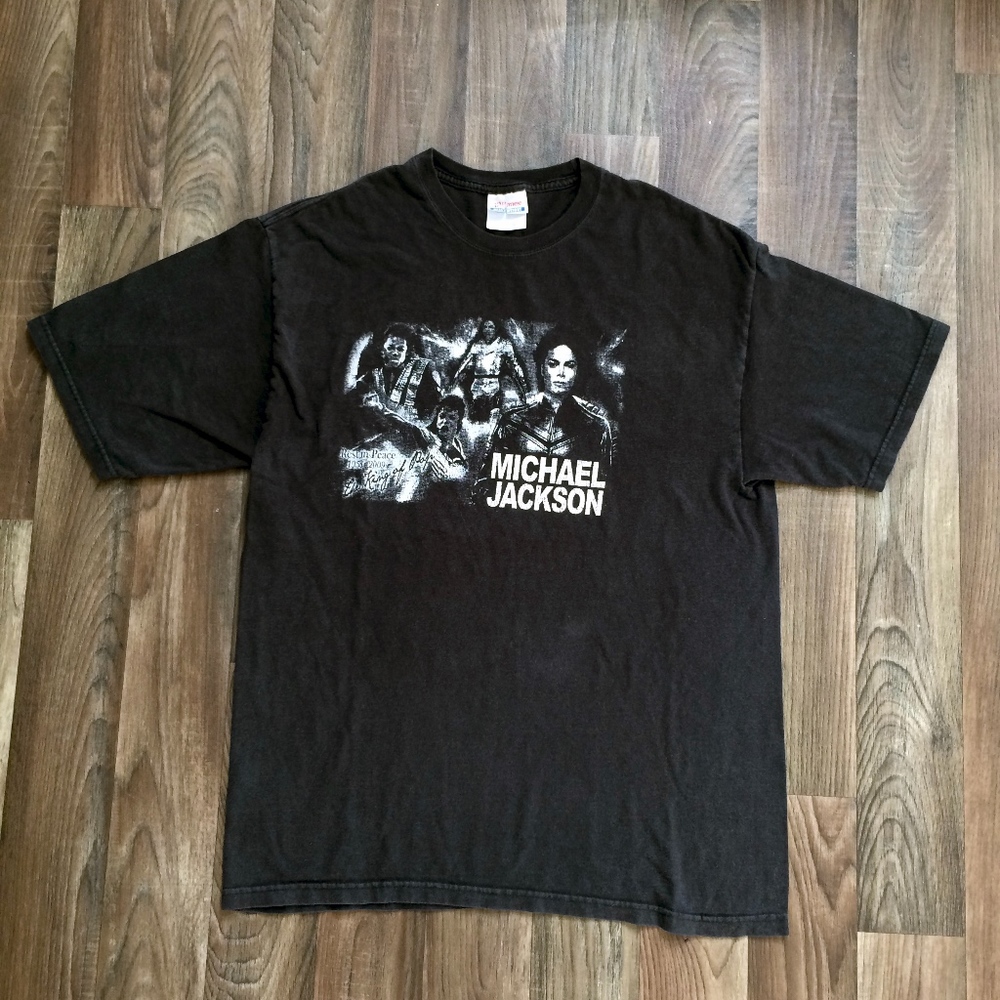 MJ Michael Jackson 1958-2009 Tee Shirt Vintage L